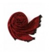 EUPHIE YING Women Soft Plaid Blanket Winter Scarf Large Tartan Wrap Shawl- Warm - DarkRed - CL1867WG0HZ
