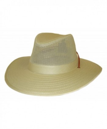 Fisherman's Ventilated Mesh Safari Hat / Sand - C3112SL3157