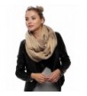 Mix & Match Women's Warm Two Tone Plaid Check Pattern Infinity Scarf - 7141-BG - CE12MECJP7H