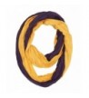 Game Day (College Pro High School Team) Infinity Circle Scarf - Purple & Gold - CN11TQ3YFPF