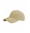 MG Unisex Low Profile Dyed Cotton Twill Cap Velcro Closure KHAKI - CL12J1AJNFX