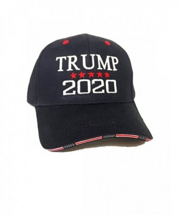 President Embroidery Cotton Red Adjustable in Men's Baseball Caps