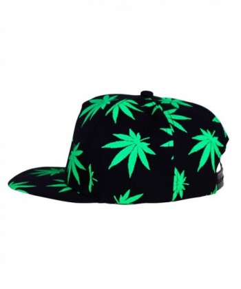 Marijuana Snapback Baseball Headwear Adjustable