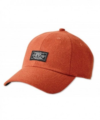 Orvis Signature Melton Wool Ball Cap - Rust - C7188W92YNA