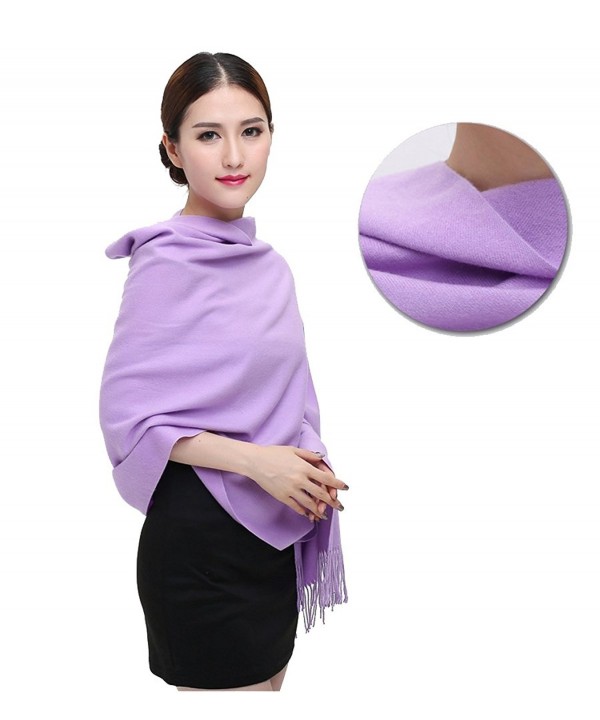GG SELLING Cashmere Warm Scarf Shawl for Women and Men Super Soft 26x70 inches (8 colors) - Purple - CV187KDQRS5