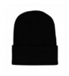 FuzzyGreen Unisex Mens Womens Beanie Knitted Girls Boys Beanie - Black - CB12N2H4DEY