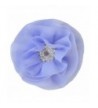 Funny Girl Designs Michaela Collection Chiffon Flower Hair Clip - Periwinkle - C711I728W23