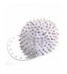 OFTEN Hedgehog Punk Studded Baseball Hip-hop Hat Spike Rivet Spiky Stud Cap - White/Silver - CF11HNELC05