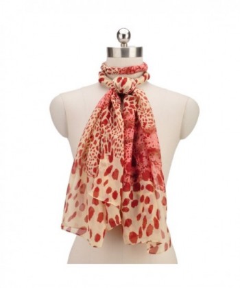 Section Leopard Chiffon Fashion Scarves