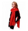 Women Cashmere Scarves- Faurn Fashion Ladies Pashmina Big Warm Winter Shawls Wraps - Red - CI12OCWGFDK
