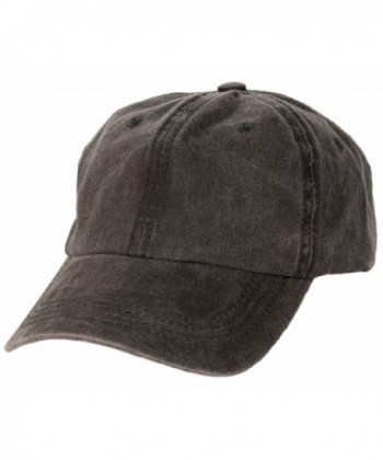 Levine Hat Unisex Stone Washed Cotton Baseball Cap Adjustable Size (7+ Colors) - Black - C011ZX8VNJN