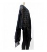 Womens Diamond Fringed Poncho Sweater