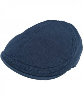 Vintage Goorin Bros Roger That Organic Cotton Ivy Scally Cap Driver Hat - Navy - CK12HPA71PP