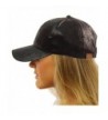 CC Everyday Vintage Distressed Faux Leather Baseball Adjustable Cap Hat - Black - CO12LPJ0IV7