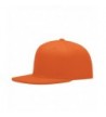 Baseball Caps Adjustable Flat Edge - Orange - CB11XH8DES9