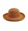 Scala Stripe Brad Upturn Big Brim Sun Hat - Spice - CL11U2HCHGD