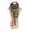 YOUR SMILE Large Tartan Fashion Women Warm Blanket Scarf Lovely Wrap Shawl - Khaki - CG186I8YWDM