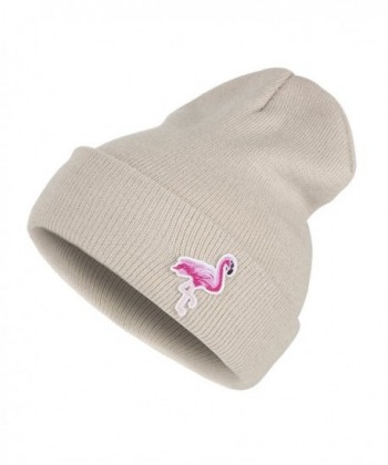 Flowomen Flamingo Knitted Beanie Fashion