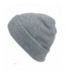JAKY Global Unisex Thick Cable Knit Beanie Hat Winter Cap Skull Windproof For Men & Women - Grey - CP12MY8LELR