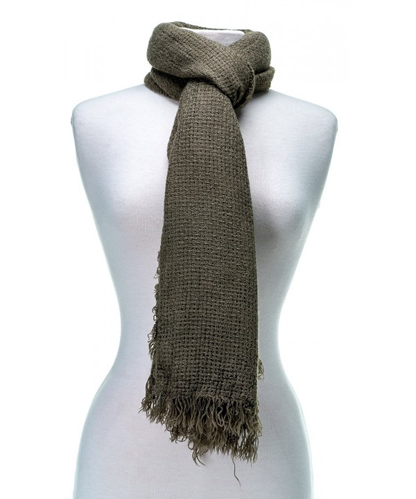 Noble Mount 'Toasty' Warm Soft Premium Winter Scarf - Olive - C511B8AGCOZ