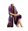 TLIH Womens Extra Large Chinoiserie Purple in Cold Weather Scarves & Wraps