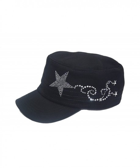 Crystal Flare Stars Castro Newsboy Hat - CJ11LJ860WL