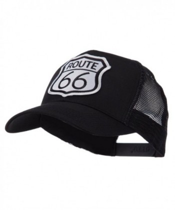 ETC Embroidered Military Patched Mesh Cap - Route 66 W42S71F - CG11E8TV3SJ