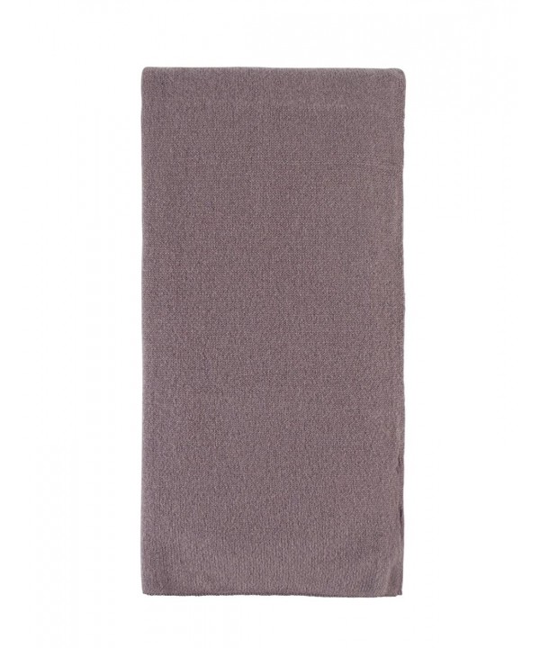 Great and British Knitwear Ladies' 100% Cashmere Fine Knit Scarf. Made in Scotland - Clay - CP12O1E9CAC