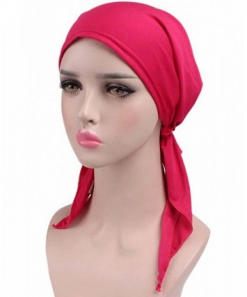 Womens Ruffle Beanie Turban Headwear in Women's Skullies & Beanies