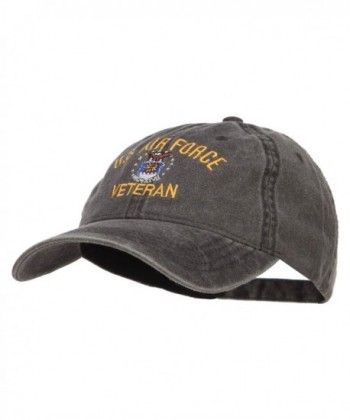 Force Veteran Military Embroidered Washed