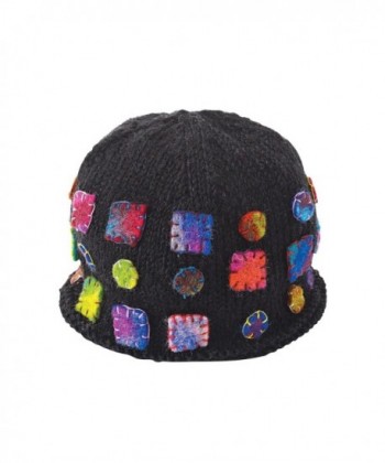 CATALOG CLASSICS Women's Beanie Hat - Felt Patches Accessories - CQ188I57GTD