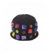 CATALOG CLASSICS Women's Beanie Hat - Felt Patches Accessories - CQ188I57GTD
