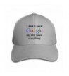 Unisex Adjustable Sandwich Bill Cap Solid Colors Sports Caps For I Don't Need Google My Wife Knows Everything - CA185XO9T0X