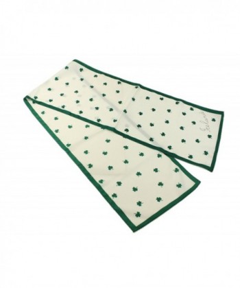 Shamrock Scarf Green Polyester Ireland