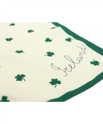 Shamrock Scarf Green Polyester Ireland in Fashion Scarves