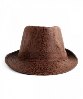 Boxed Gifts Casual Vintage Fedora Large Brown