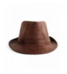 Boxed Gifts Casual Vintage Fedora Large Brown