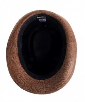 Boxed Gifts Casual Vintage Fedora Large Brown in Men's Fedoras