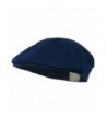 Mens Knitted Polyester Ivy Ascot Newsboy Hat Cap Navy Blue - CE115W01YJ1