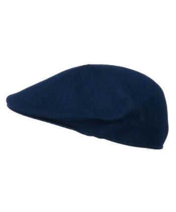 Knitted Polyester Ascot Newsboy Cap in Men's Newsboy Caps