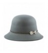 HAT DEPOT Cloche Studded Rhinestone