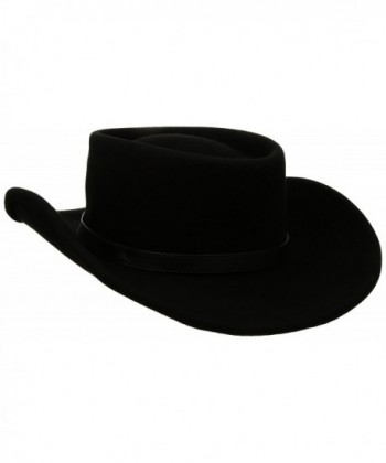 Twister Men's Crushable Gambler Hat - Black - CA11FBI2YW5