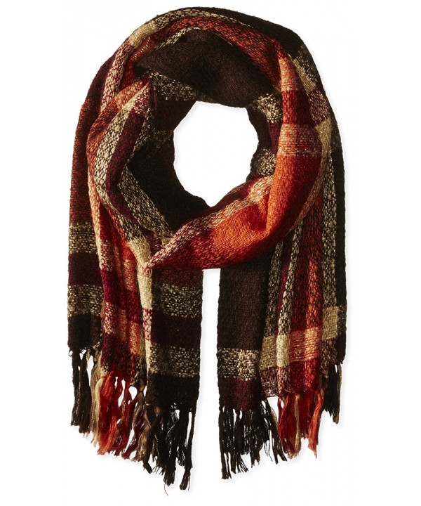 Steve Madden Women's Textured Super Plaid Blanket Wrap - Warm - CQ1231SJZM3