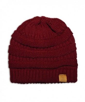 Basico Unisex Stretch Burgundy 101 2pk in Men's Skullies & Beanies