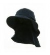 Big Size UV 45+ Extreme Condition Flap Hat - Navy - CS111QREXRT