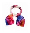 Deamyth Women Printing Square Scarf Kerchief Occupation Shawl Wrap Tie Scarf Satin - Purple - C012NTTX4CE
