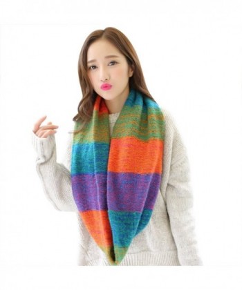 CC US Colorful Winter Infinity Neckerchief in Cold Weather Scarves & Wraps