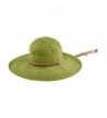San Diego Hat Company Women's 4-Inch Brim Ribbon Floppy Sun Hat - Pesto - CI11HAKF6L7