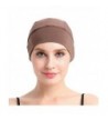 Comfy Cancer Hat Hair Loss Turbans Sleep Cap Night Beanie - Brown - C617Z40RGK5