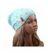 Tinksky Winter Button Leaves Knitting in Women's Skullies & Beanies